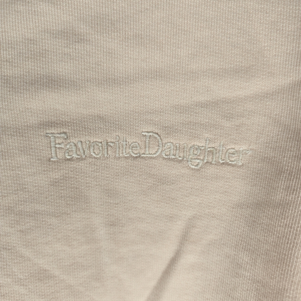 Favorite Daughter Women's Pink Cropped Sweatshirt NWT XS - Picture 2 of 7